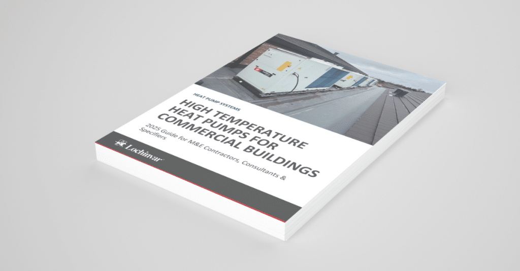 Front Cover of High Temperature Heat Pumps for Commercial Buildings Guide