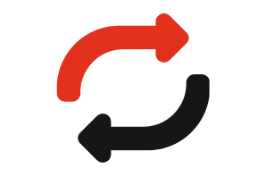 Future ready represented by arrows showing replacement