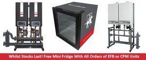 Free Lochinvar Mini Fridge with all orders of EFB or CPM Boilers whilst stocks last