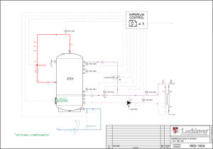 System 1: IMD-1504 DHW system schematics