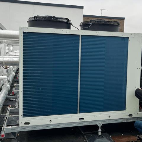 Lochinvar Amicus High Temperature ASHP at Healthcare Facility