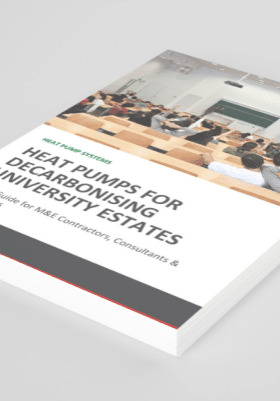 Lochinvar guide front cover to Heat Pumps for Decarbonising University Estates