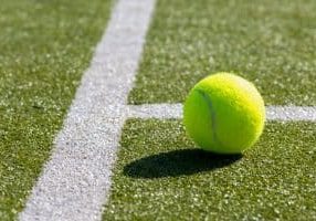 Tennis Ball on Court