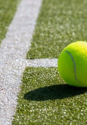 Tennis Ball on Court